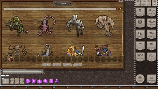 скриншот Fantasy Grounds - Jans Token Pack 02 - Desert Creatures 2