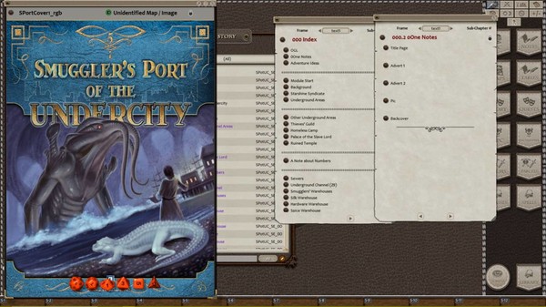 скриншот Fantasy Grounds - Smuggler's Port of the Undercity 0
