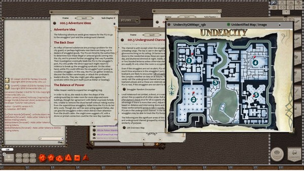 скриншот Fantasy Grounds - Smuggler's Port of the Undercity 1