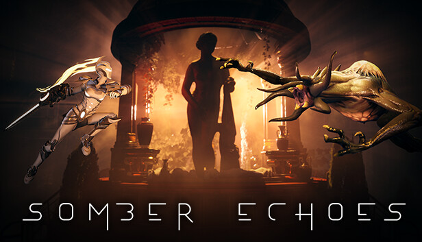 Imagen de la cápsula de "Somber Echoes" que utilizó RoboStreamer para las transmisiones en Steam