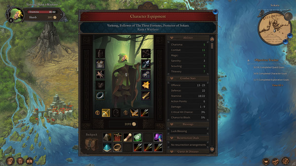 Fabled Lands game for Linux 1