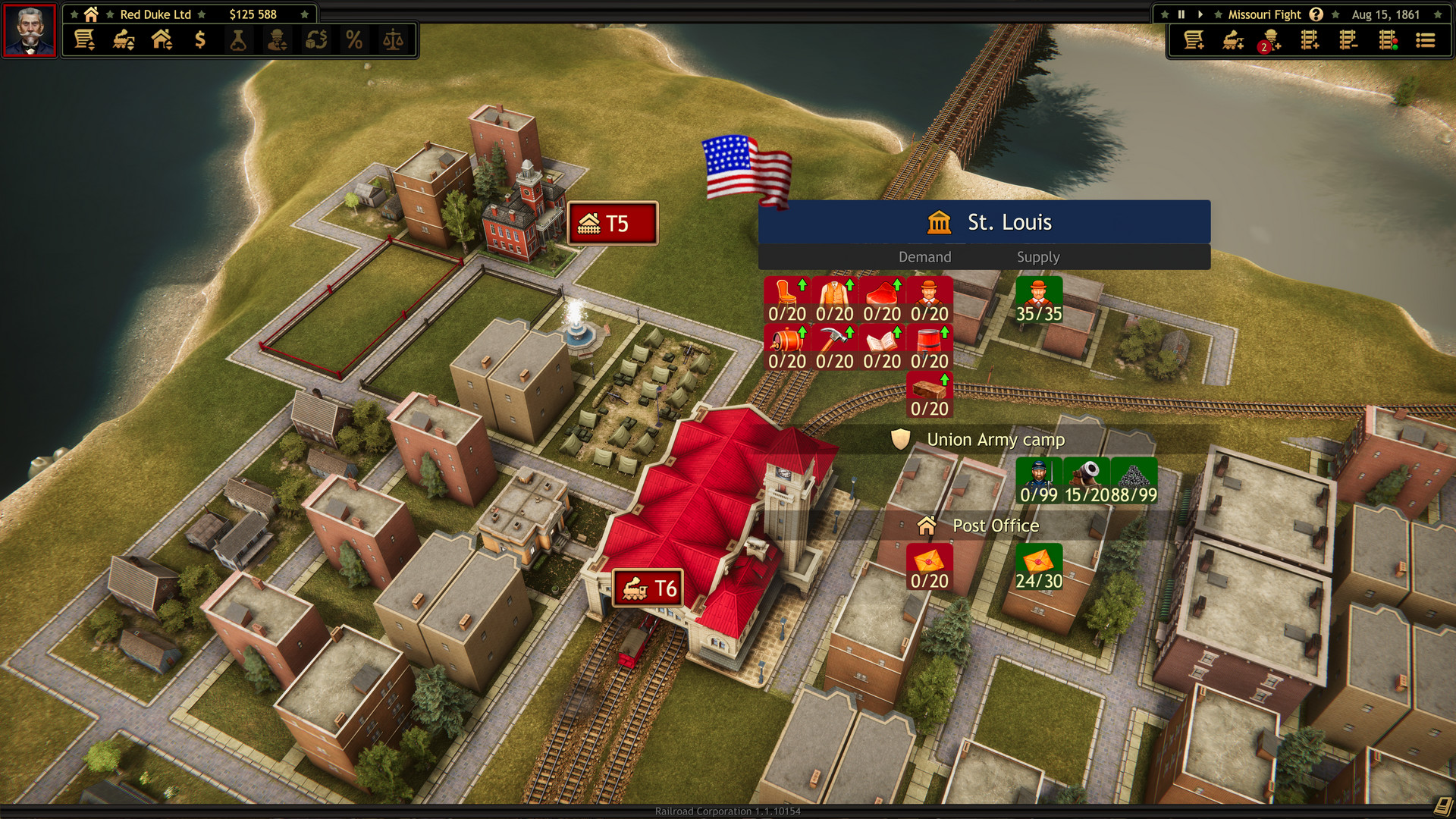 Railroad Corporation - Civil War screenshot screenshot 4