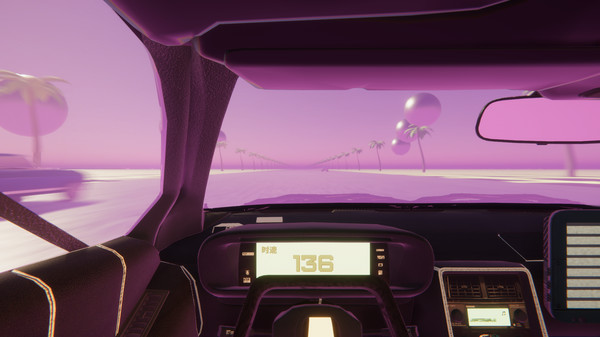 скриншот Vaporwave Road VR 2