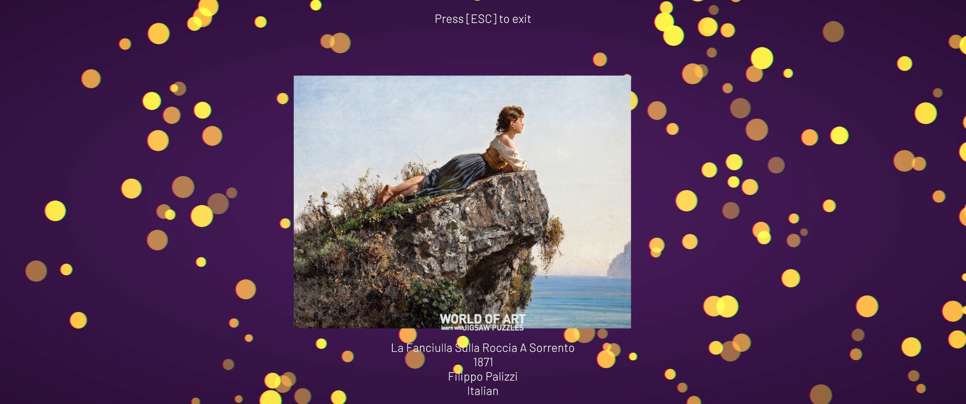 WORLD OF ART - learn with JIGSAW PUZZLES #14