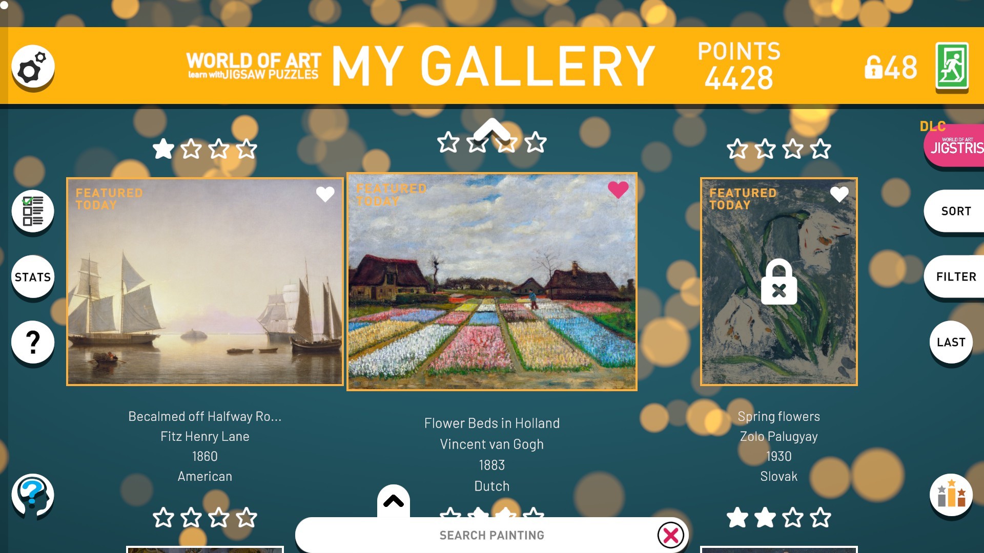 World of Art - learn with Jigsaw Puzzles screenshot 1