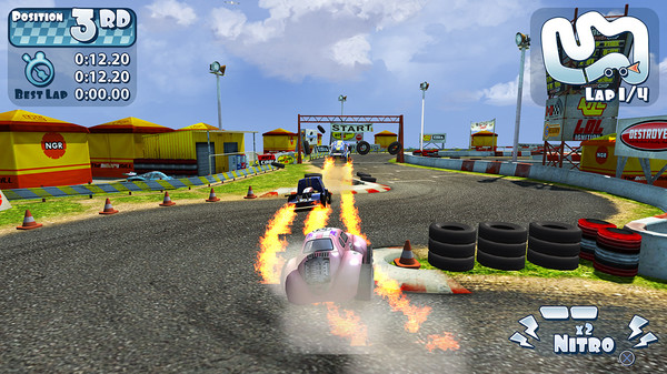 Mini Motor Racing X capture d'écran