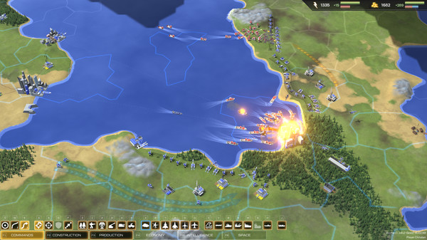 Screenshot of Line War