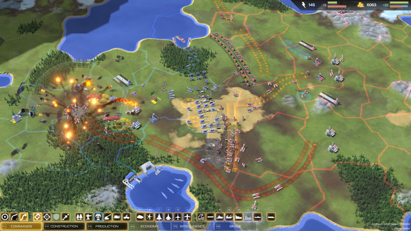 Screenshot of Line War