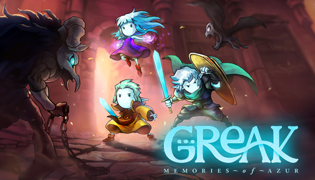 Imagen de la cápsula de "Greak: Memories of Azur" que utilizó RoboStreamer para las transmisiones en Steam