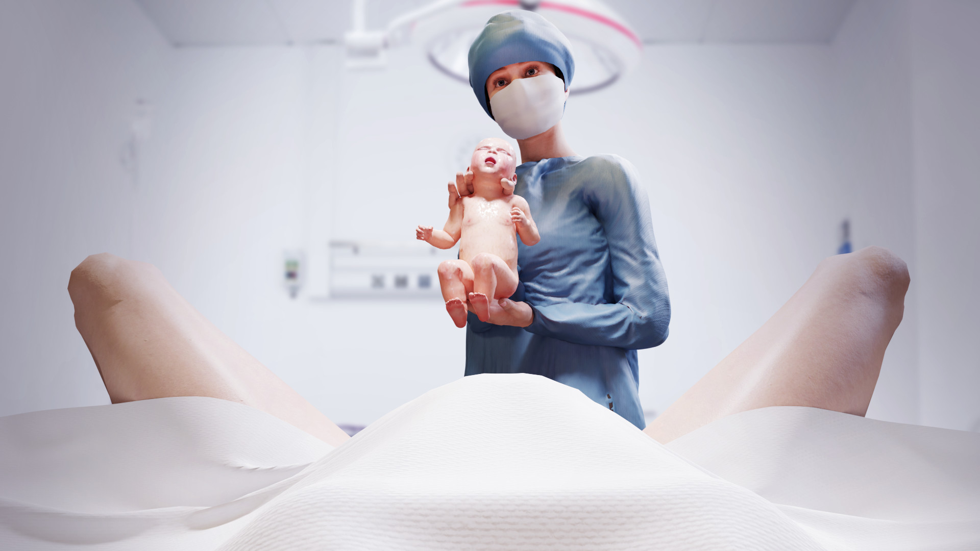 HUSBAND TAKES BIRTH PAIN SIMULATOR!! on Make a GIF