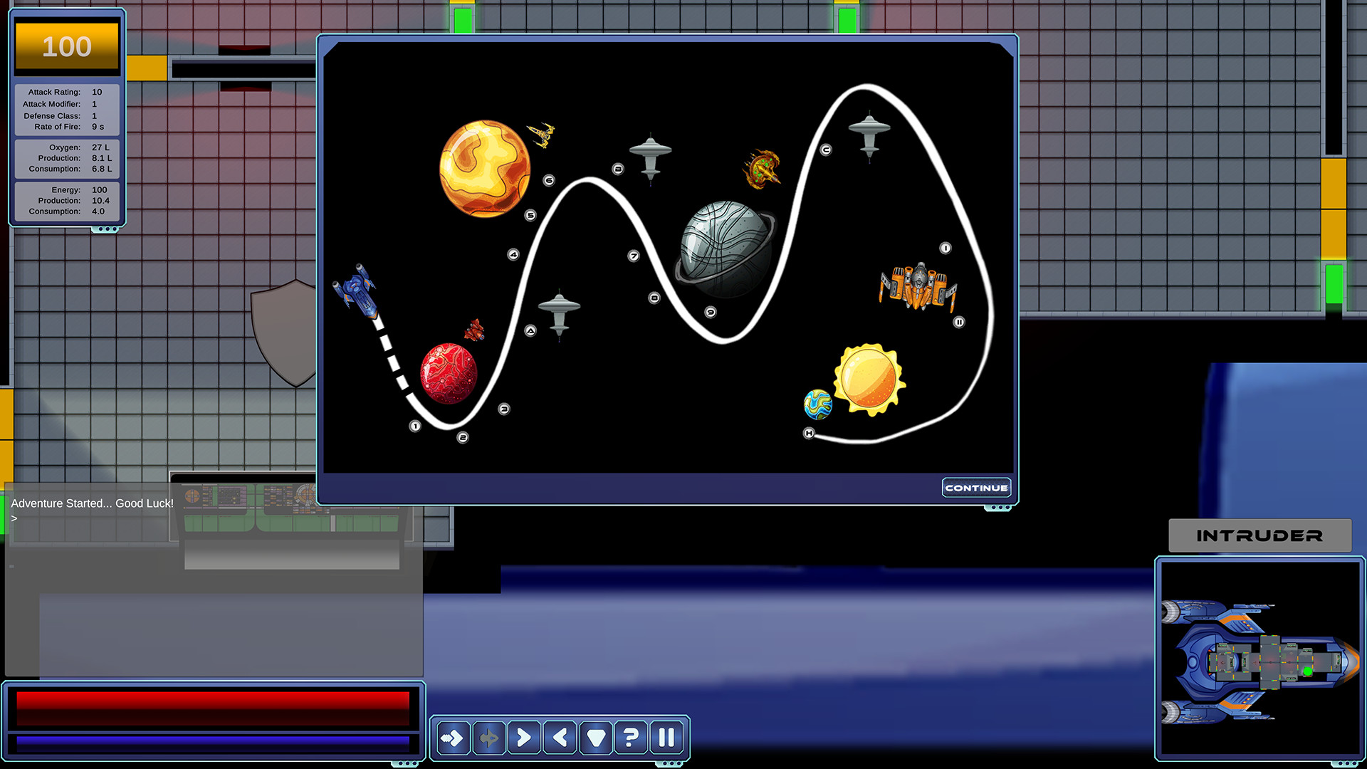 screenshot of 銀河ソロコマンド 1