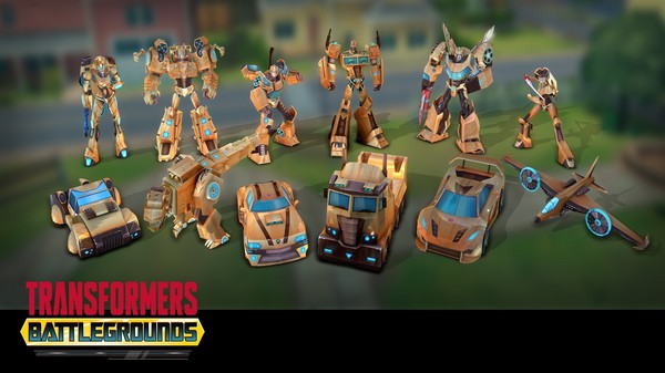 TRANSFORMERS: BATTLEGROUNDS - Gold Autobot Skin Pack