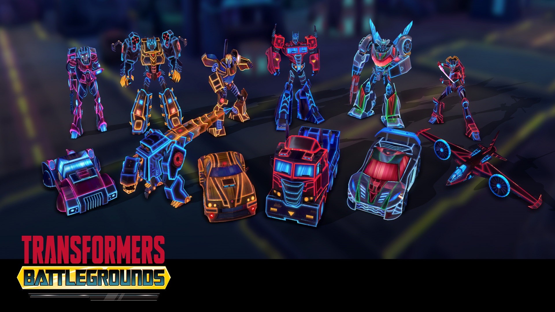 TRANSFORMERS: BATTLEGROUNDS - Neon Autobot Skin Pack Featured Screenshot #1