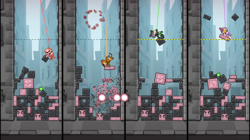 TopplePOP: Bungee Blockbusters Demo #6