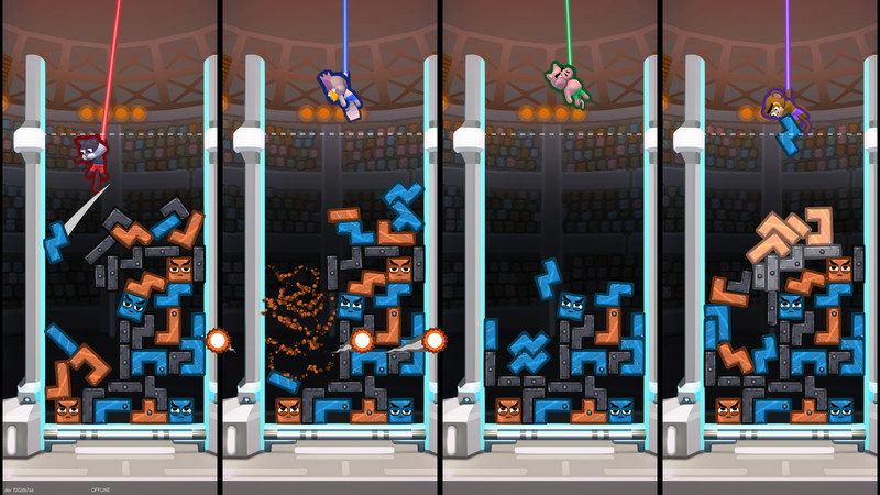 TopplePOP: Bungee Blockbusters Demo #9