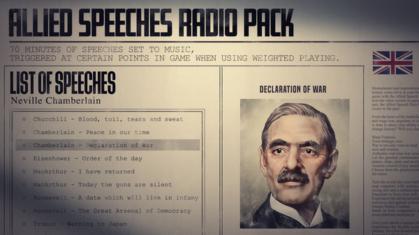 KHAiHOM.com - Hearts of Iron IV: Allied Speeches Music Pack