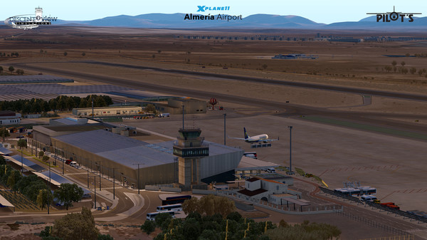 скриншот X-Plane 11 - Add-on: PILOT'S - LEAM - Almeria Airport 1