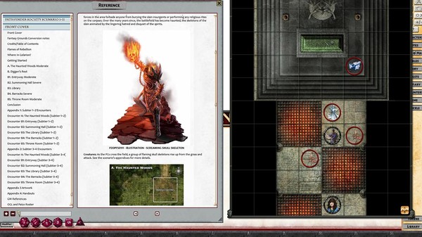 скриншот Fantasy Grounds - Pathfinder RPG - Pathfinder Society Scenario #1-11: Flames of Rebellion 0