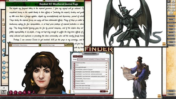 скриншот Fantasy Grounds - Pathfinder RPG - Pathfinder Society Scenario #1-11: Flames of Rebellion 1