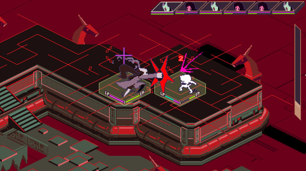 Скриншот из Keylocker | Turn Based Cyberpunk Action