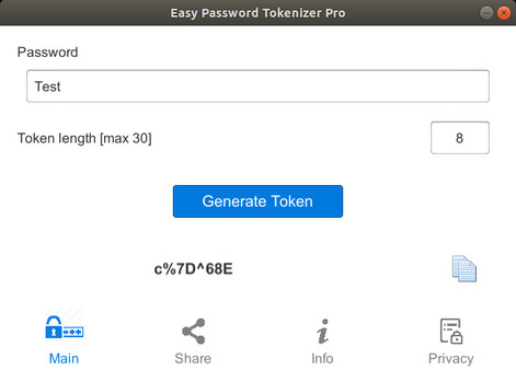 скриншот Easy Password Tokenizer Pro 1