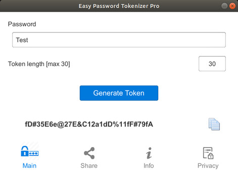 скриншот Easy Password Tokenizer Pro 3