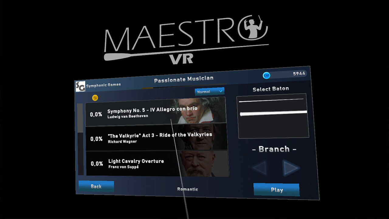 虚拟音乐演奏 (Maestro VR)