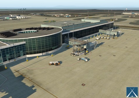 скриншот X-Plane 11 - Add-on: Globall Art - CYVR - Vancouver International Airport 4