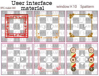 скриншот RPG Maker MV - User Interface Material 0