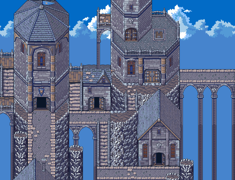 RPG Maker MV - Gothic Castle Tiles Featured Screenshot #1