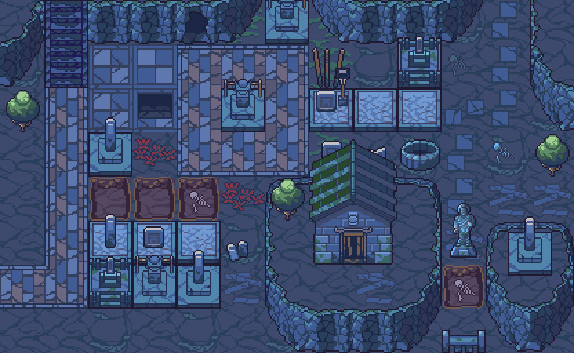 RPG Maker VX Ace - Japanese Forest Graveyard screenshot screenshot 1