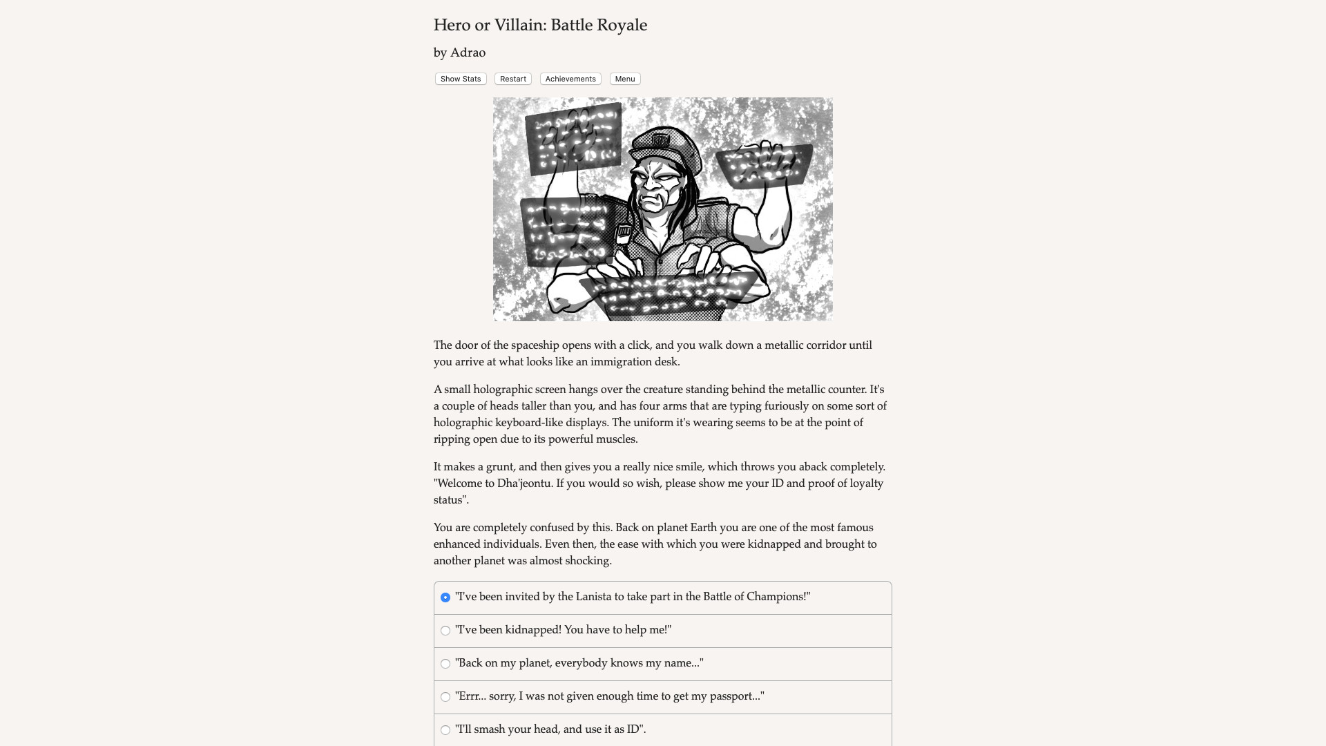 Hero or Villain: Battle Royale Demo #0