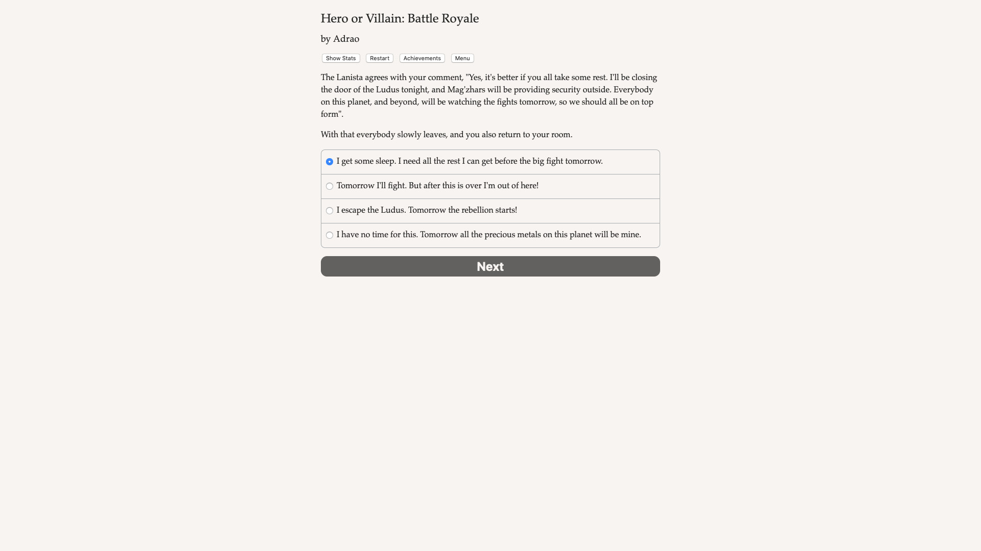 Hero or Villain: Battle Royale Demo #4