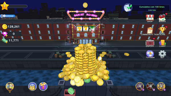 Gangster coin pusher game for Linux 1