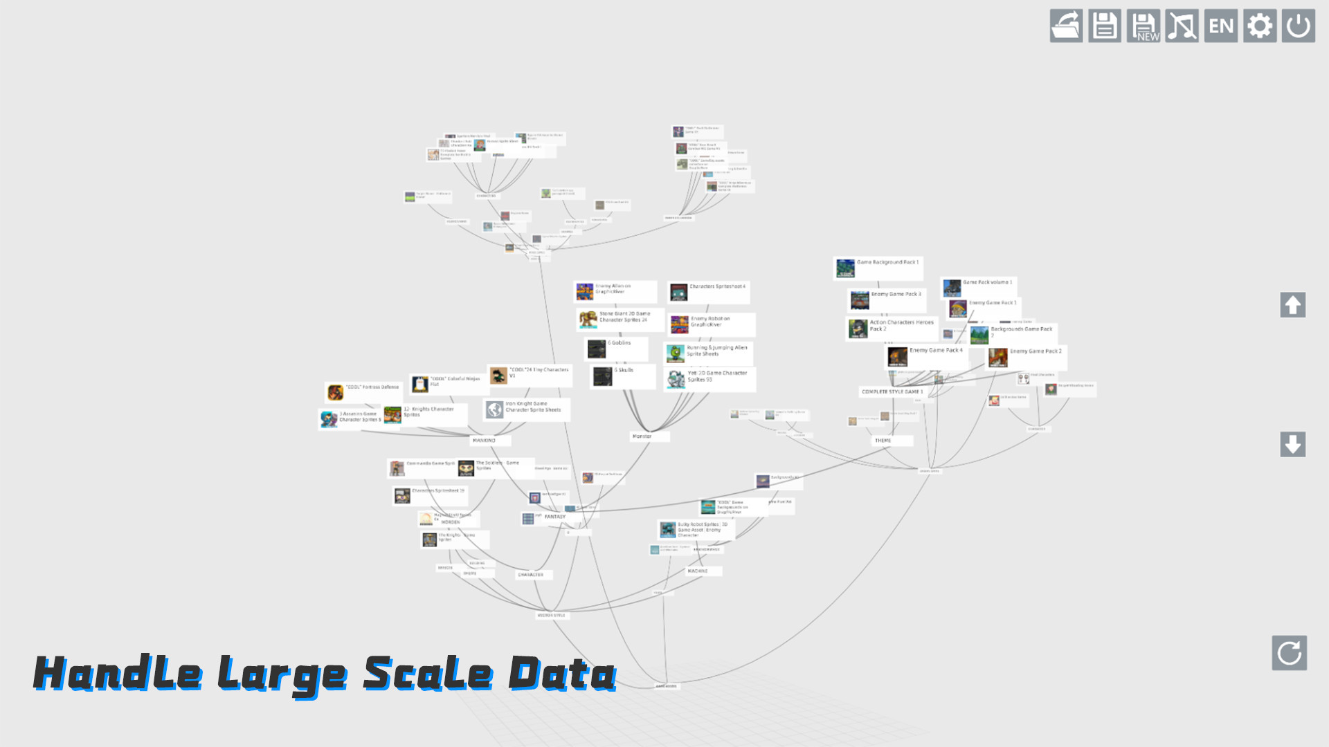 3ZENTREE - 3D NODE BASED INFORMATION SYSTEM Demo #0