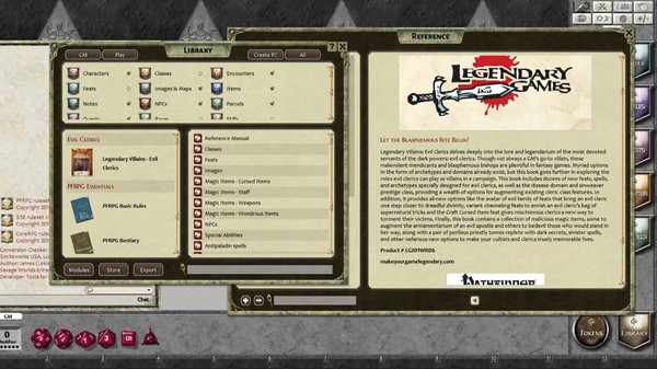 скриншот Fantasy Grounds - Legendary Villains: Evil Clerics 2