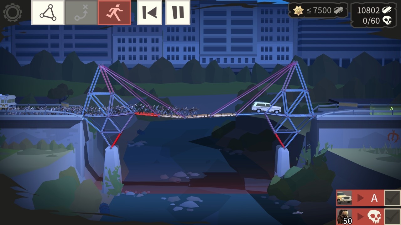 Bridge Constructor: The Walking Dead screenshot 1