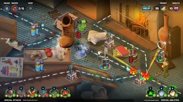 Bugvasion TD game for windows Pc 1