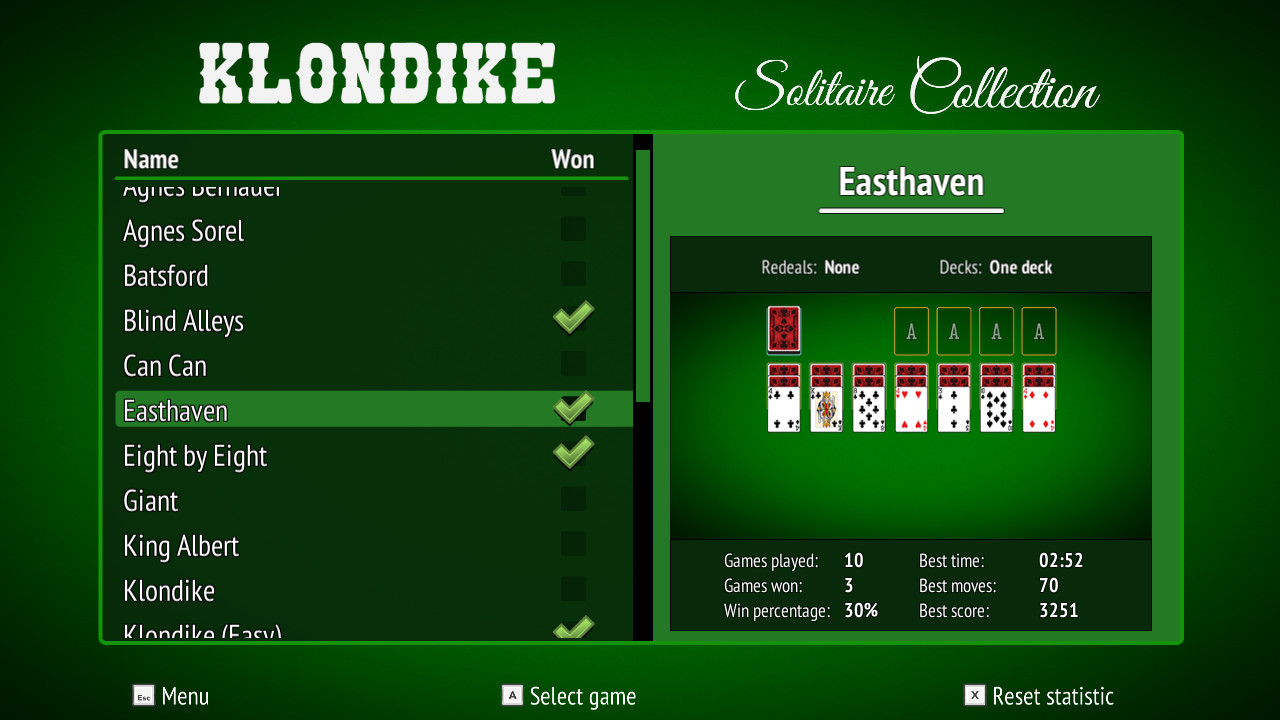 Klondike Solitaire Collection - Win/Mac/Linux - (Steam)
