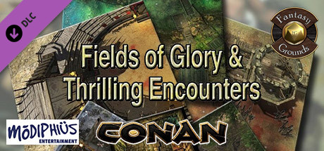 Fantasy Grounds - Conan: Fields of Glory & Thrilling Encounters Geomorphic Tile Set banner image