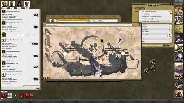 скриншот Fantasy Grounds - Conan: Perilous Ruins & Forgotten Cities Geomorphic Tile Set 4