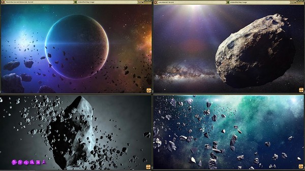 скриншот Fantasy Grounds - Star Battles: Nebulae and Asteroids Space Map Pack 2
