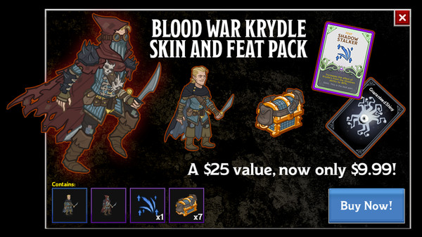 скриншот Idle Champions - Blood War Krydle Skin & Feat Pack 0