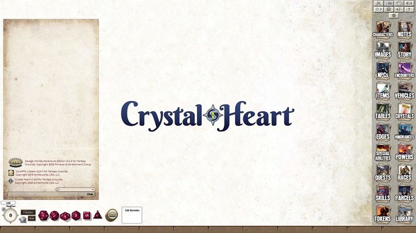 скриншот Fantasy Grounds - Crystal Heart 5