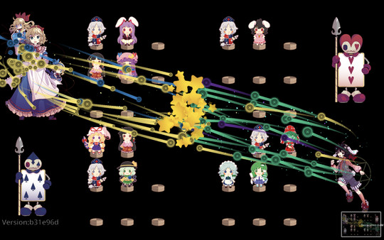 Скриншот из Touhou DollDraft