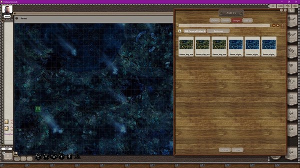 скриншот Fantasy Grounds - Black Scrolls Forest of Fallen Giants (Map Tile Pack) 0