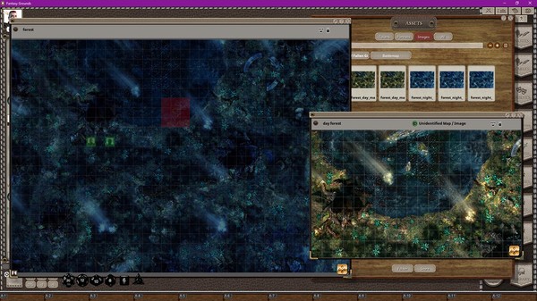 Fantasy Grounds - Black Scrolls Forest of Fallen Giants (Map Tile Pack)