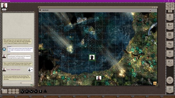 скриншот Fantasy Grounds - Black Scrolls Forest of Fallen Giants (Map Tile Pack) 4