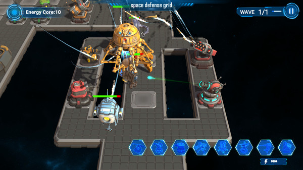 Скриншот из Space Defense Grid
