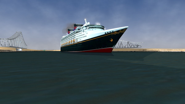 Скриншот из Suez Canal Simulator